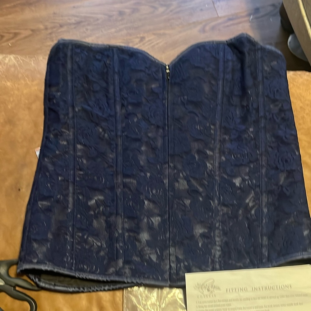 Daisy corset new dark blue/black